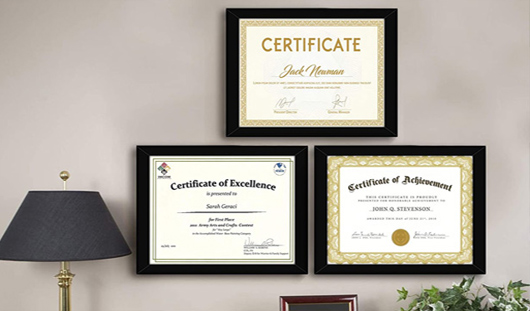 گواهینامه های کلینیک زیبایی تهران